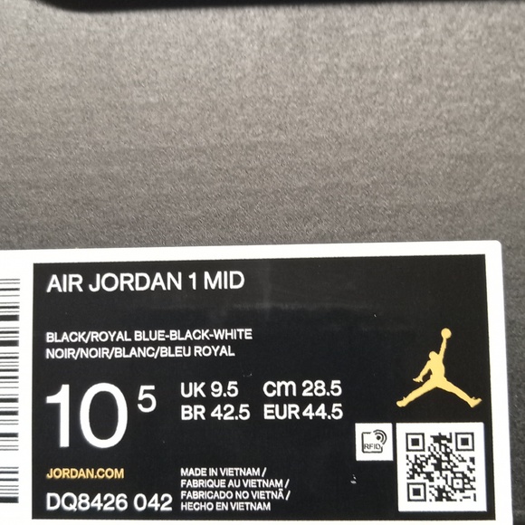 Air Jordan 1 mid (m 10.5) main image 10